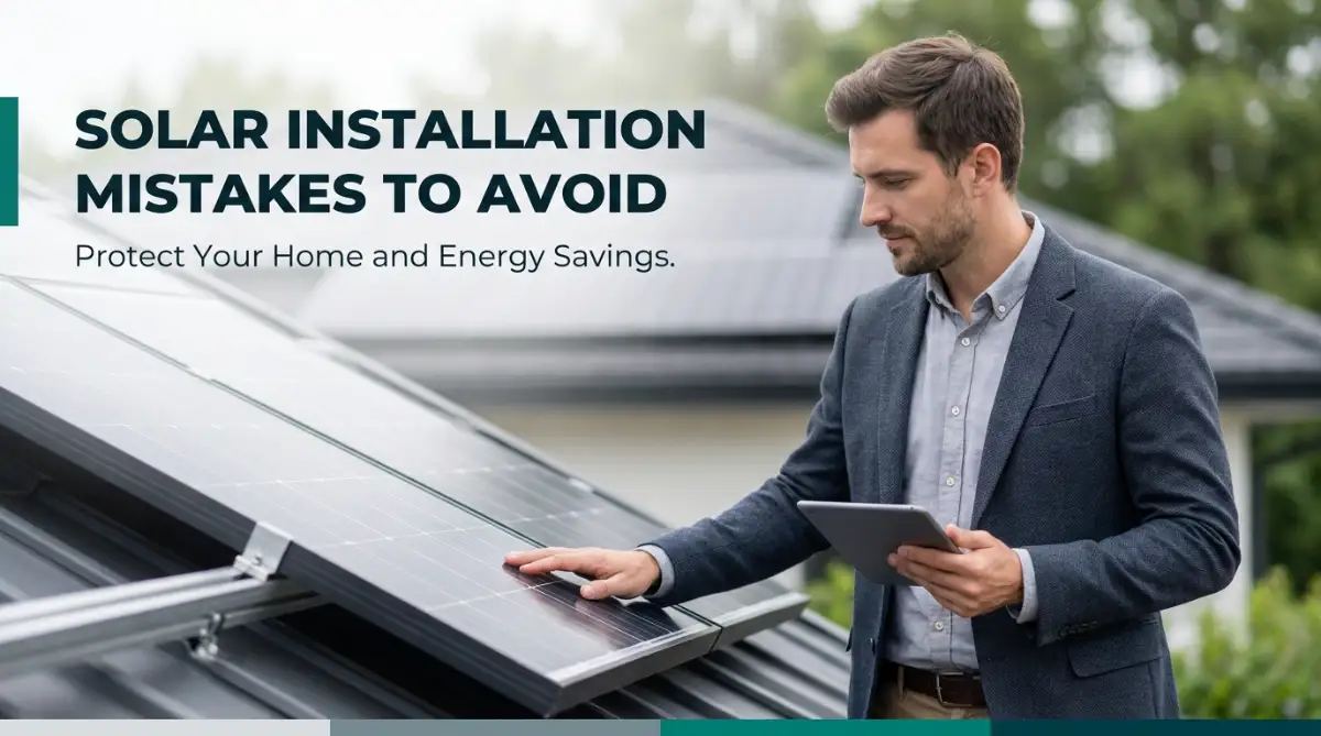 Major Solar Panel Installation Mistakes That Waste Your Money
