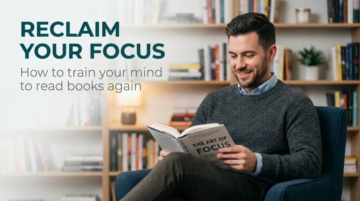 How to Train Your Mind to Focus on Reading Books Again